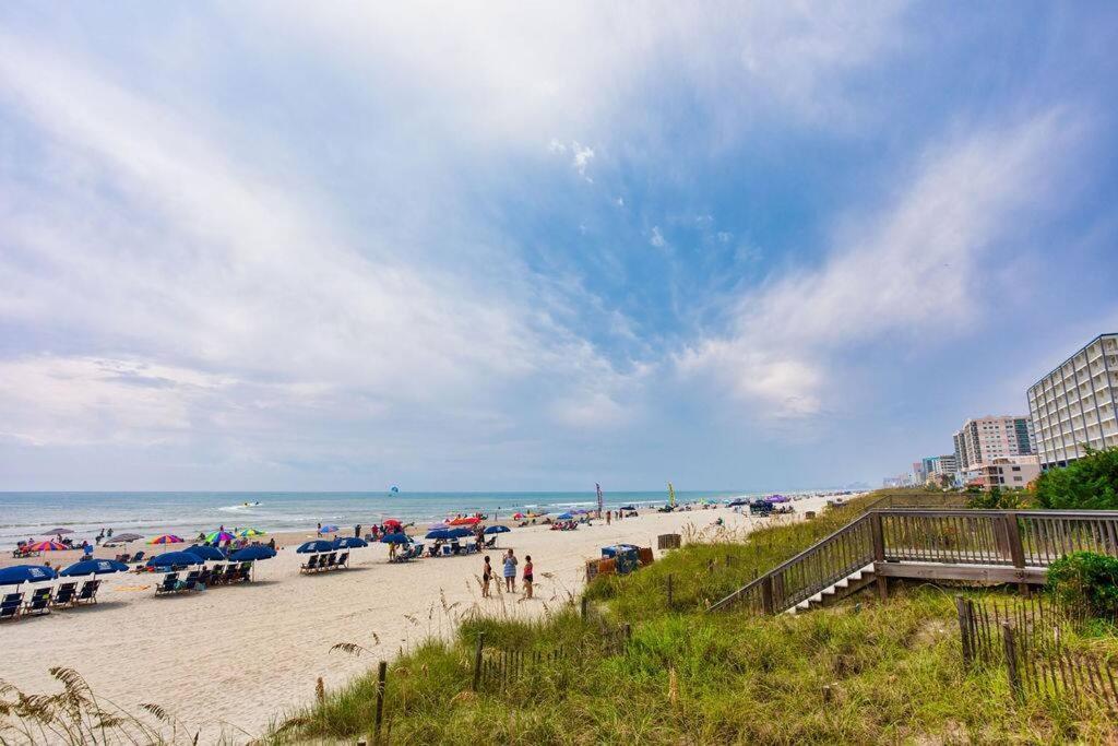 Oceanview 3-Story Getaway W/ 3 Decks, Pool, Game Room Myrtle Beach Exterior photo